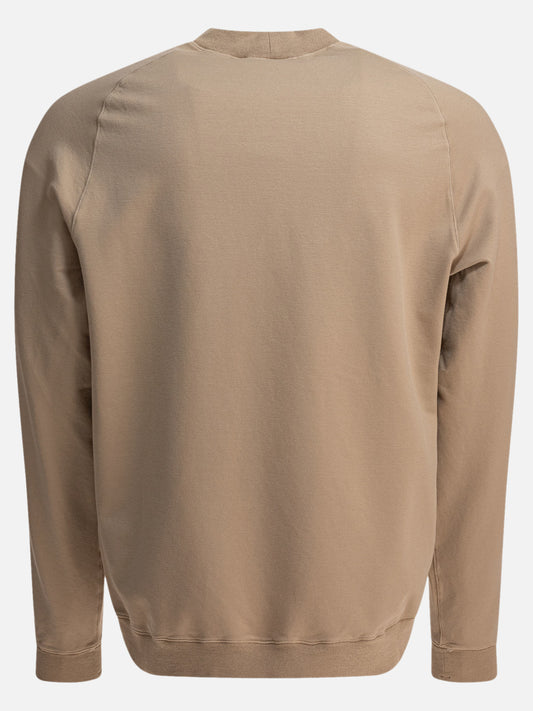 Stone Island Felpa in cotone felpato 23190202_M Beige 2