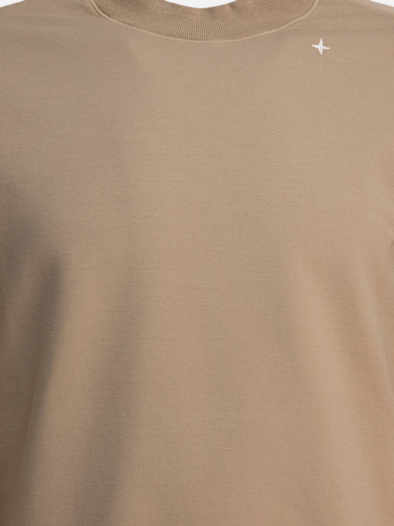 Stone Island Cotton fleece sweatshirt Beige