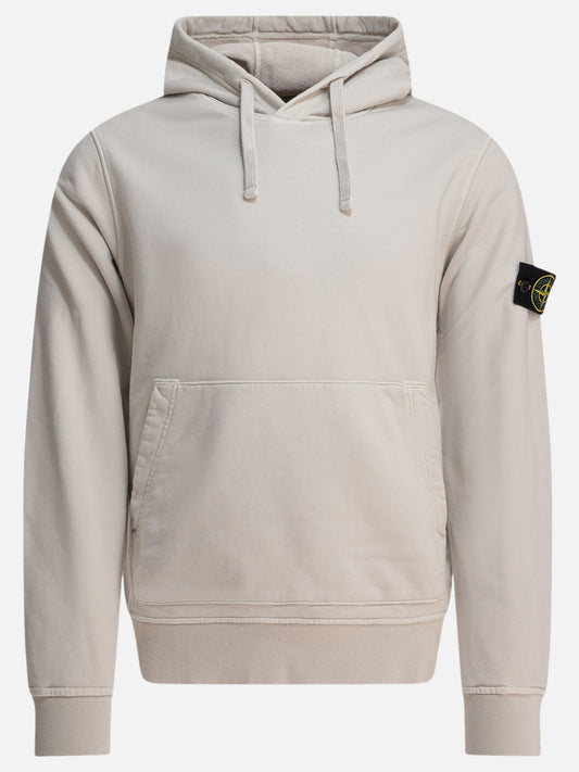 Stone Island Felpa in cotone felpato biologico 23226916_M Beige 1