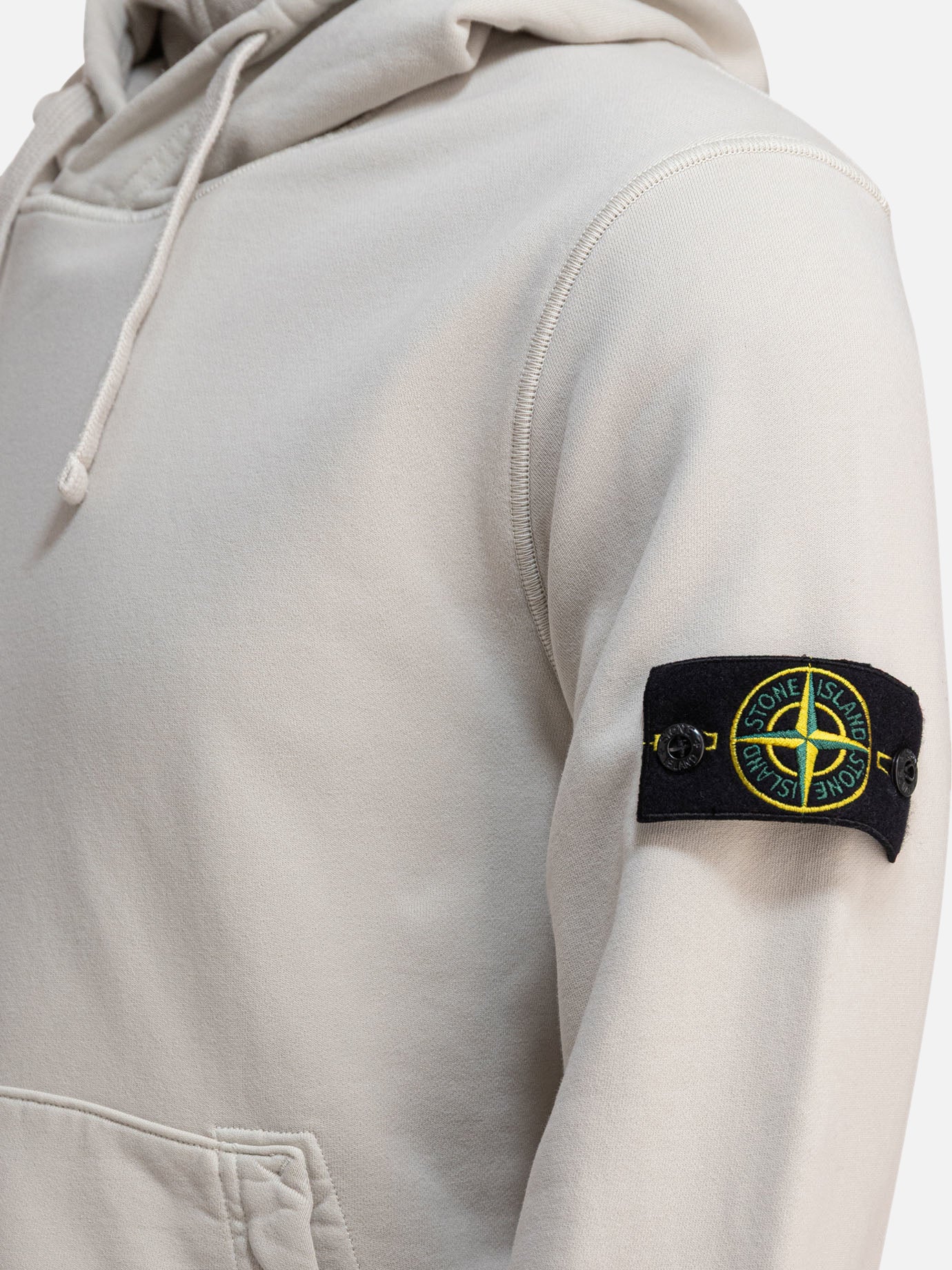 Stone Island Felpa in cotone felpato biologico 23226916_M Beige thumbnail_4