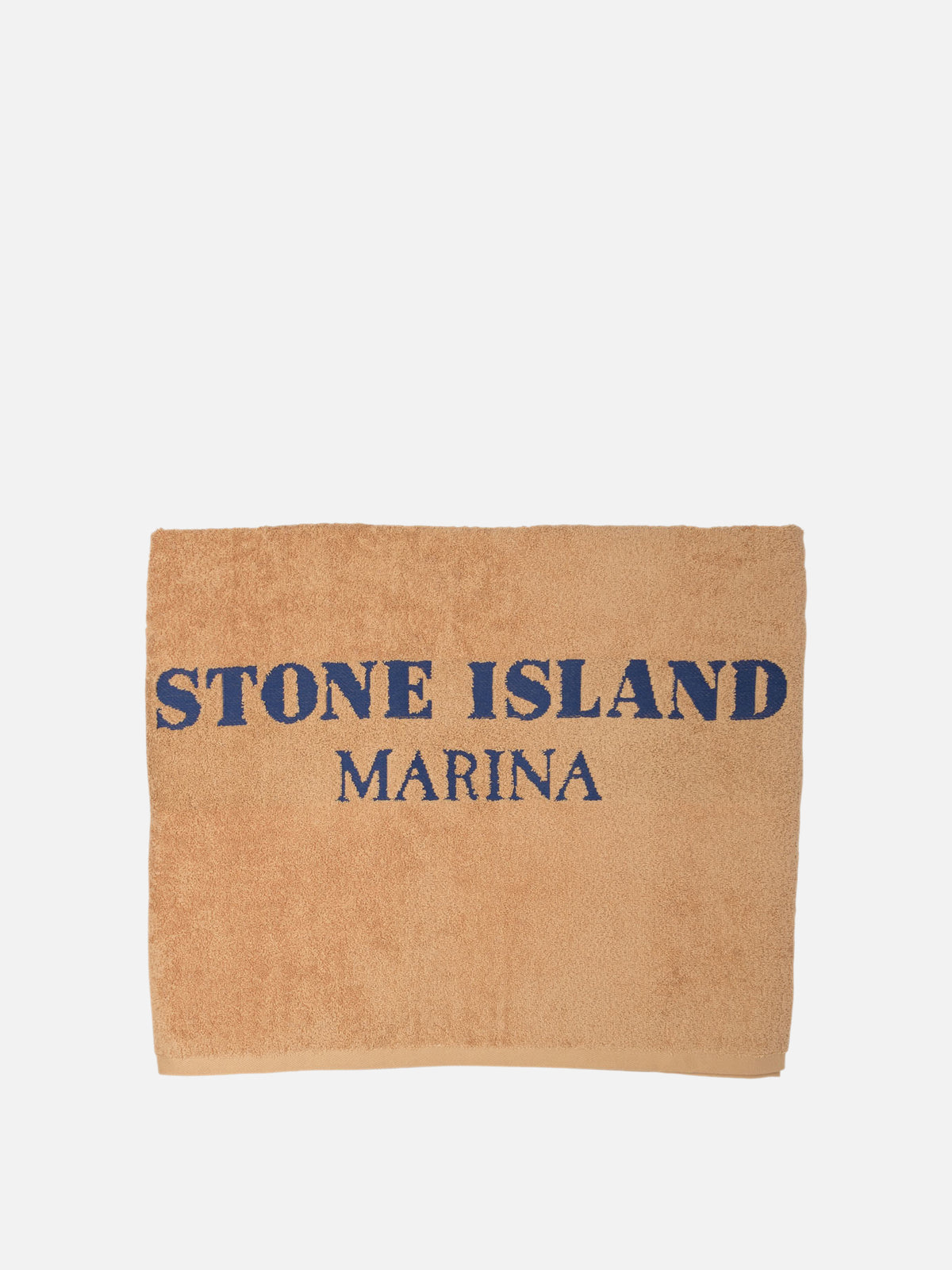 Stone Island "Stone Island Marina" beach towel Orange