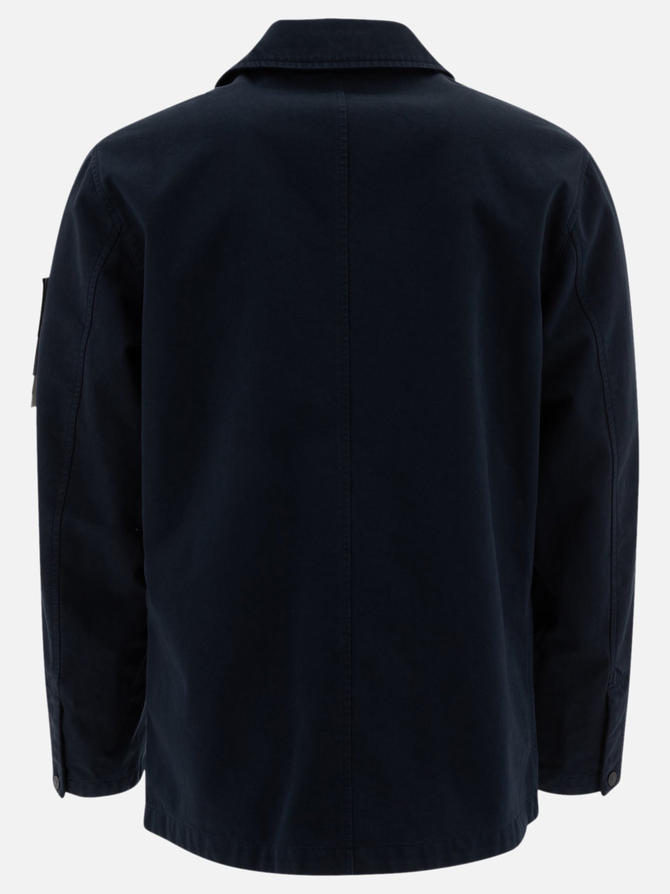 Stone Island Blazer in Raso Gommato 3L Blue
