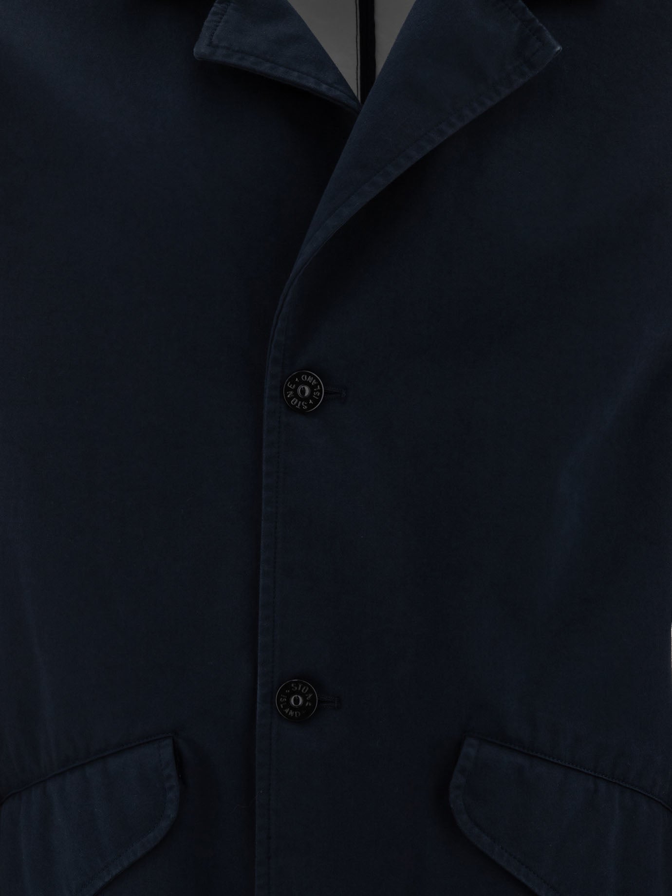 Stone Island Blazer in Raso Gommato 3L Blue