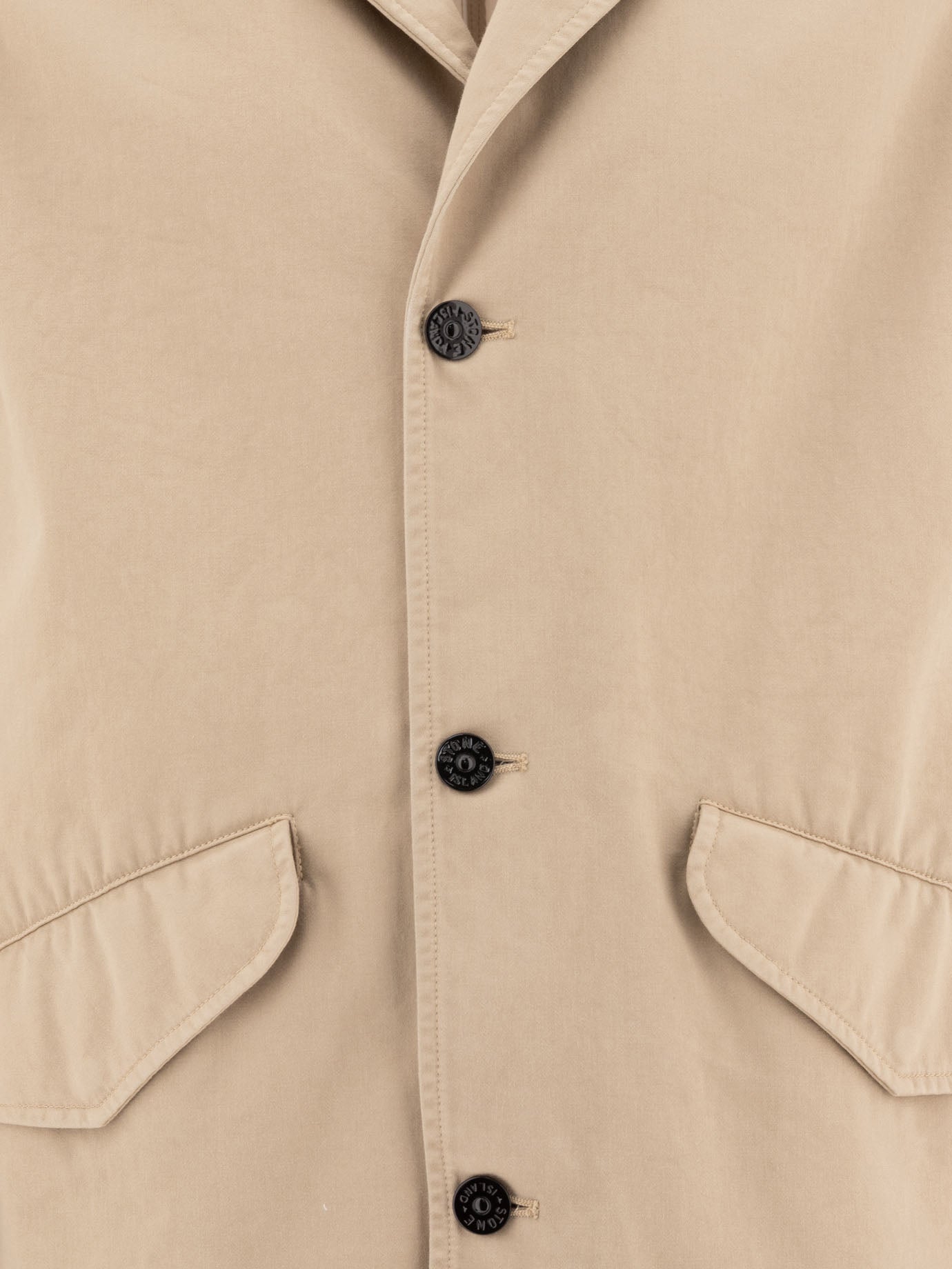Giacche leggere & Trapuntate Logo  Beige - Stone Island Uomo | PDP | VIETTI Online Store | thumbnail_3