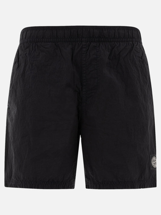 Swim shorts Logo  Black - Stone Island Men | PLP | VIETTI Online Store 
