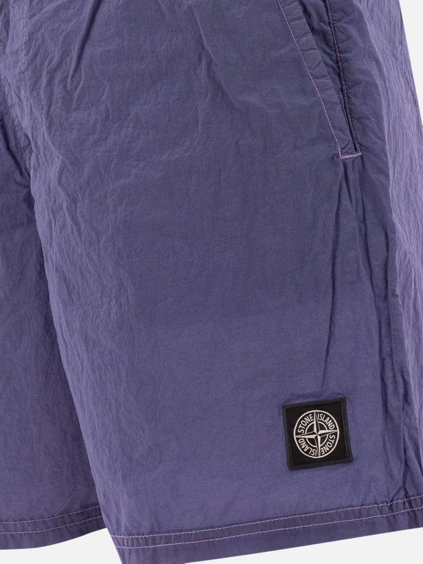 Short da mare Logo  Viola - Stone Island Uomo | PDP | VIETTI Online Store | thumbnail_3