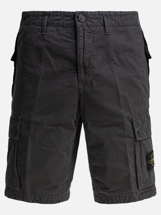 Stone Island Bermuda cargo effetto "Old" 20215898_31 Grey 1