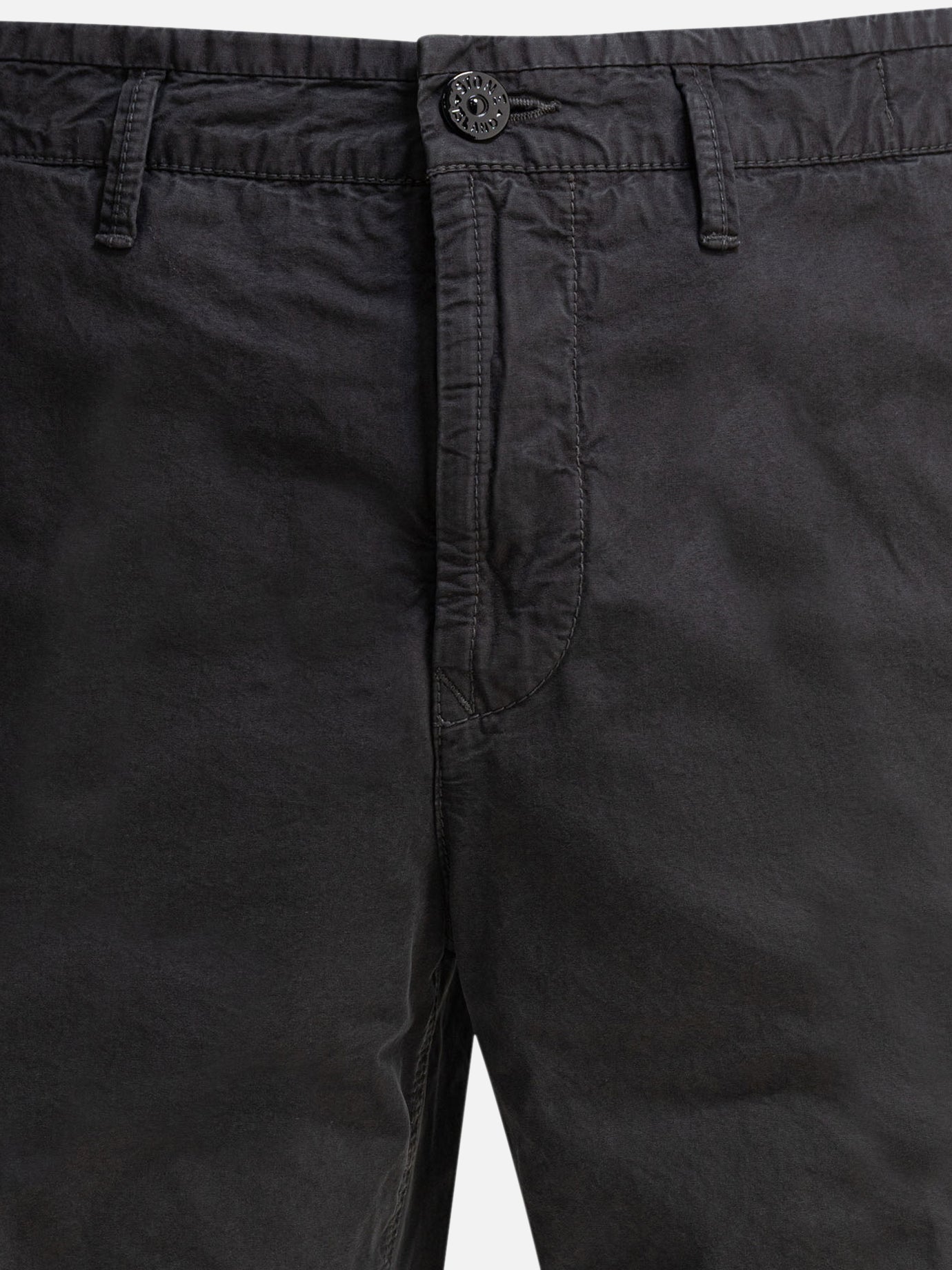 Stone Island "Old" effect cargo bermuda shorts Grey