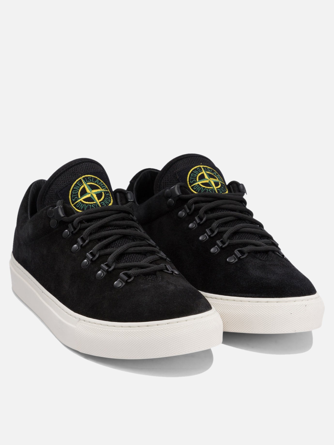 Stone Island Suede sneakers 15229647_40 Black thumbnail_2