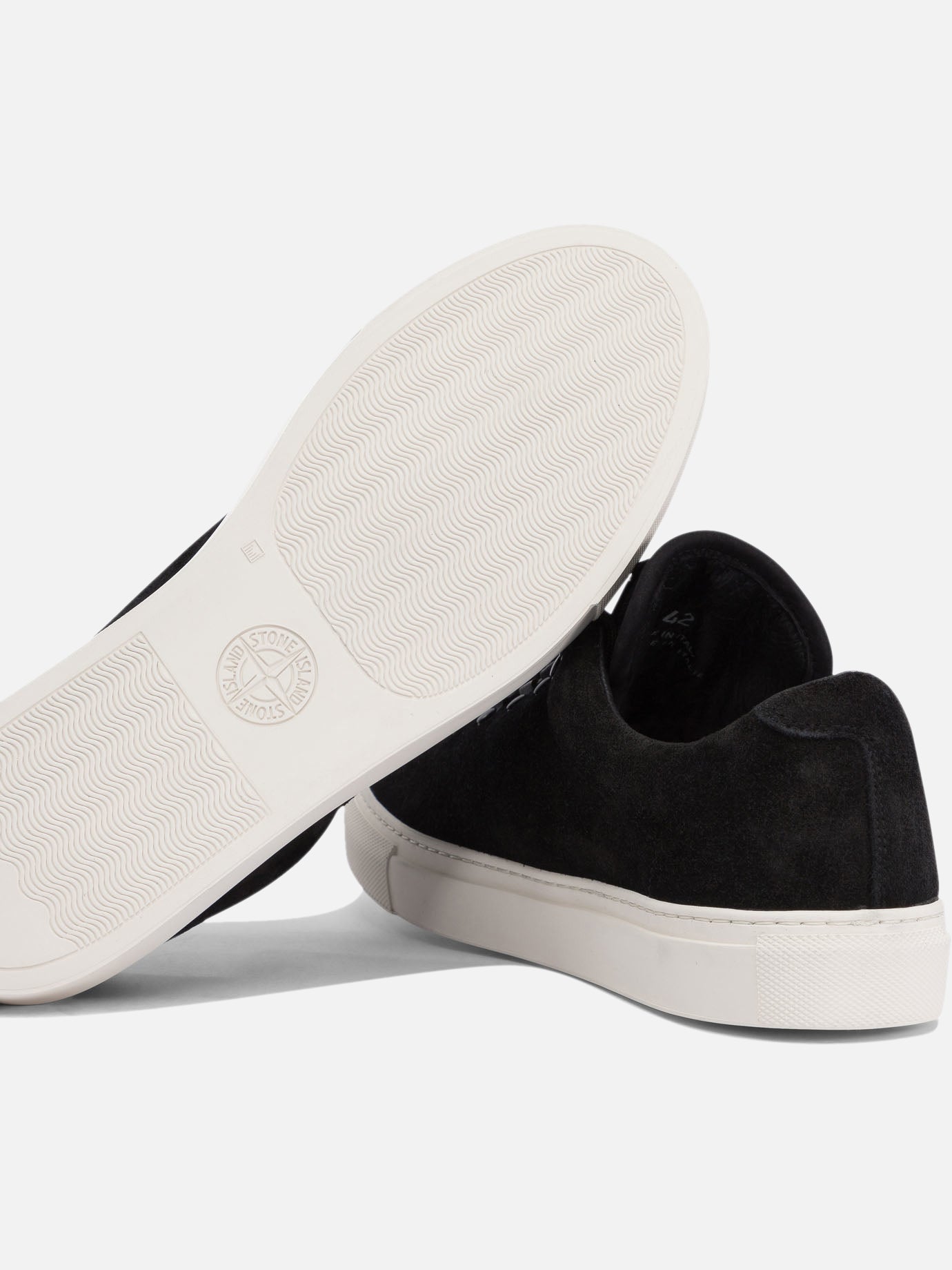 Stone Island Suede sneakers 15229647_40 Black thumbnail_5