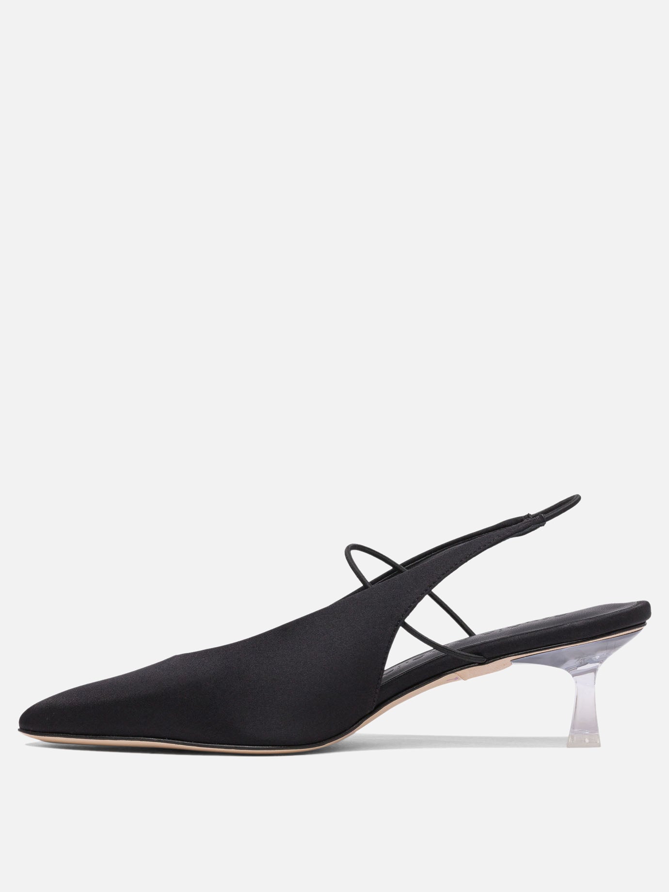 Slingbacks 100% fabric - 100% leather  Black - Studio Amelia Women | PDP | VIETTI Online Store | thumbnail_3