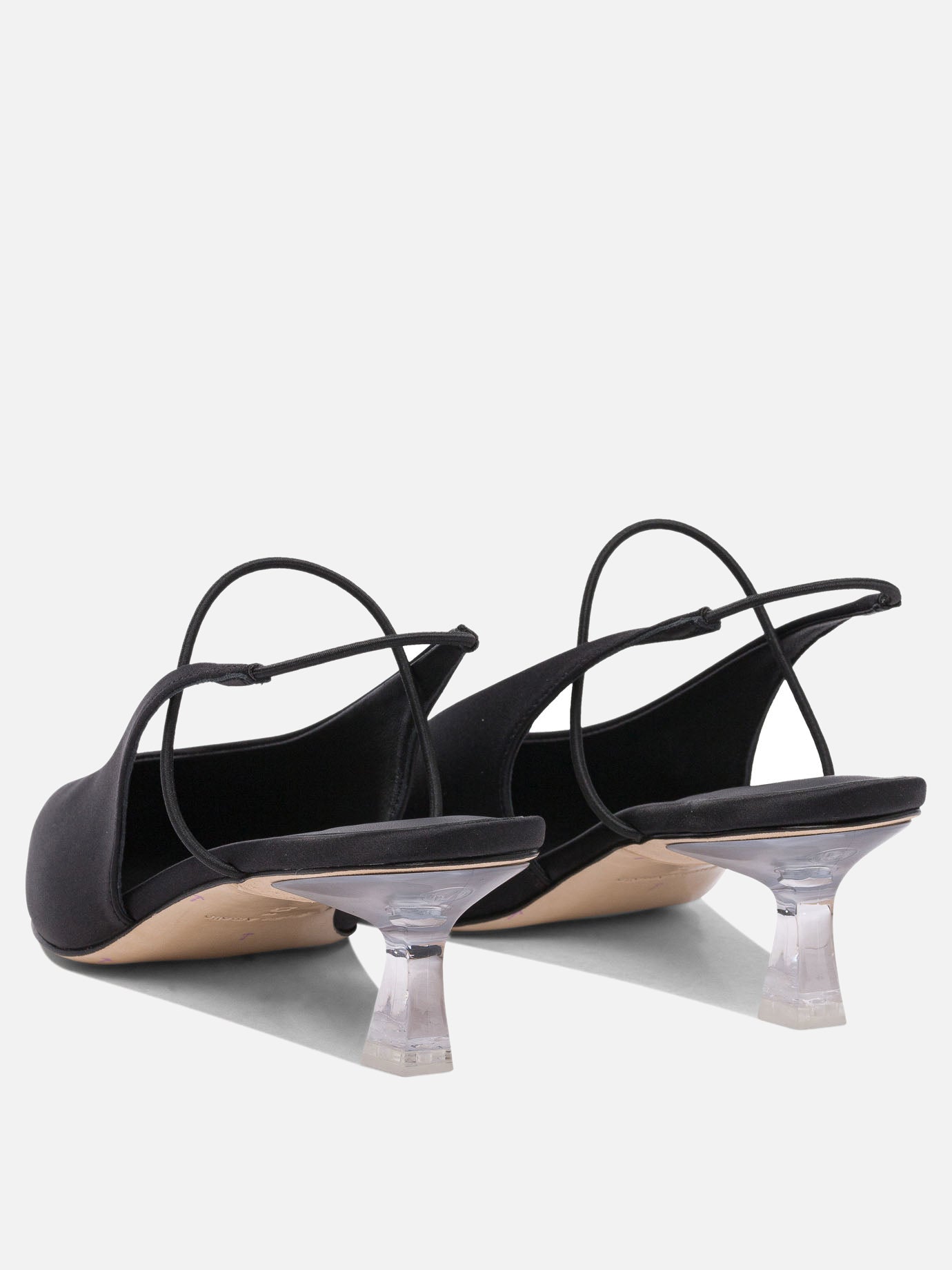 Slingbacks 100% fabric - 100% leather  Black - Studio Amelia Women | PDP | VIETTI Online Store | Zoom-Modal_4
