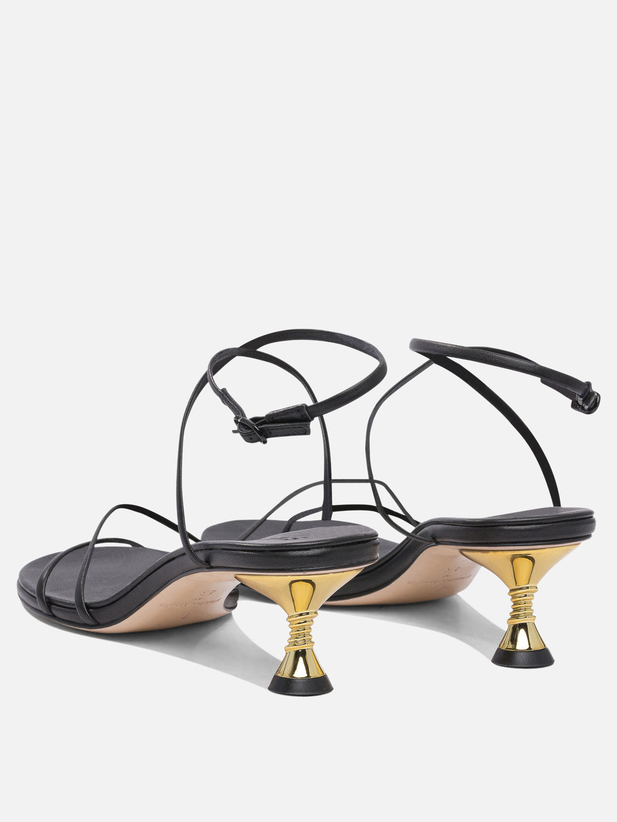 Studio Amelia "Helix 50mm" heeled sandals Black - VIETTI