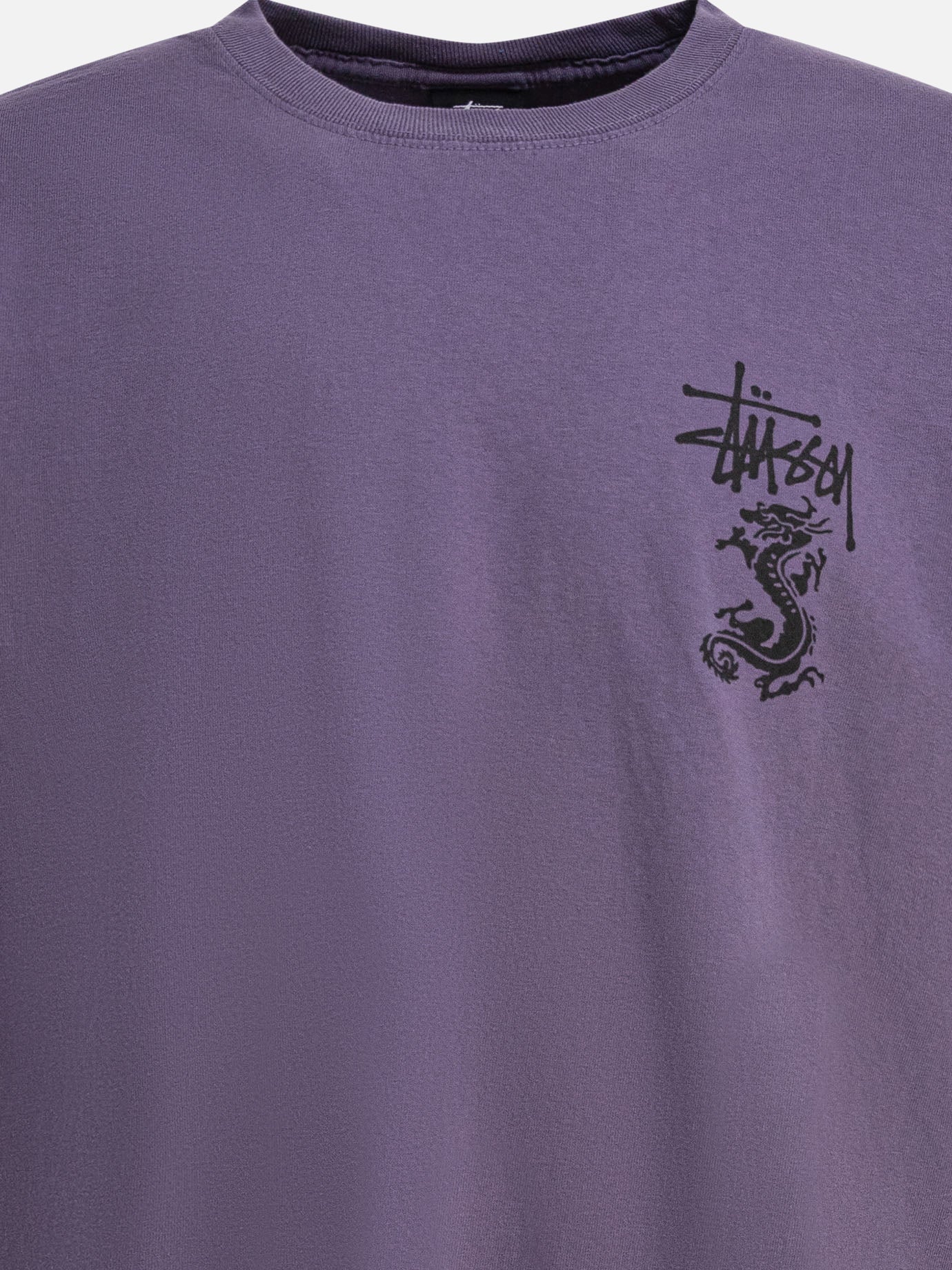 Crewneck t-shirts Solid colour  Purple - Stüssy Men | PDP | VIETTI Online Store | Zoom-Modal_3
