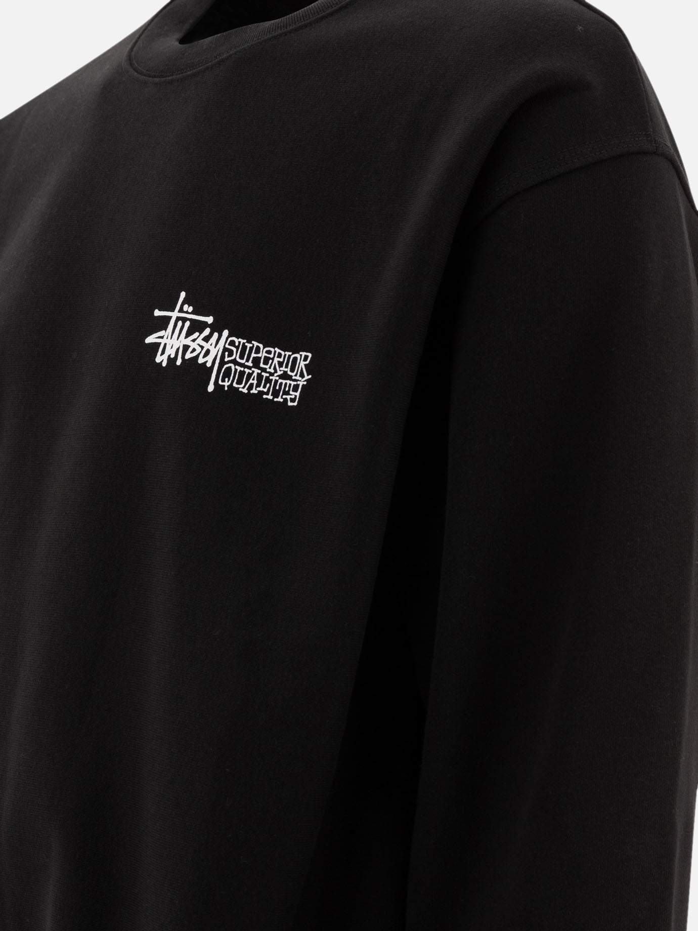 Stüssy Felpa &quot;Superior Quality&quot; 11248552_S Black thumbnail_4