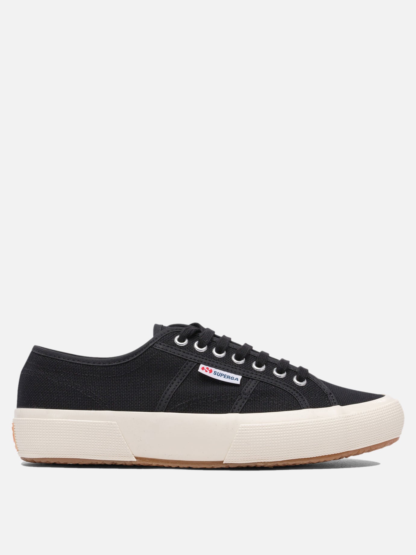 Sneaker basse 100% cotton - 100% rubber  Nero - Superga Uomo | PDP | VIETTI Online Store | thumbnail