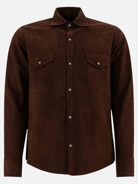 Giacche overshirt Solid colour  Marrone - Tagliatore Uomo | VIETTI Online Store 

