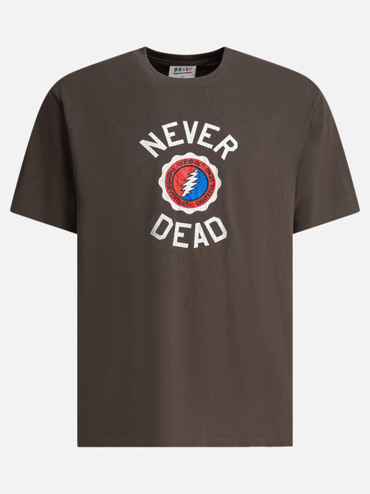 Thisisneverthat® "GD Never Dead" T-shirt Brown

