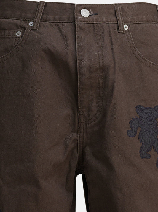 Thisisneverthat® "GD Dancing Bears" trousers Brown

