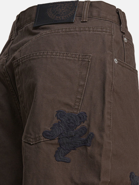 Thisisneverthat® "GD Dancing Bears" trousers Brown

