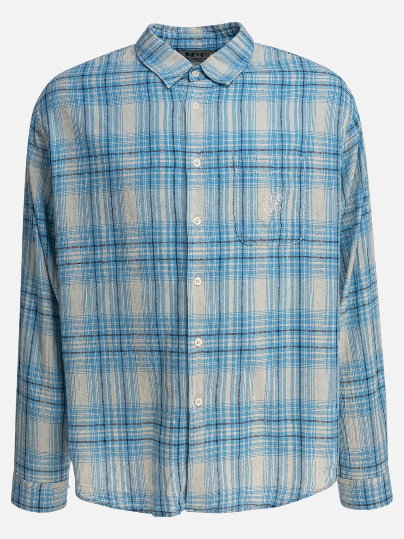 Casual shirts Check  Light blue - Thisisneverthat® Men | PDP | VIETTI Online Store | thumbnail