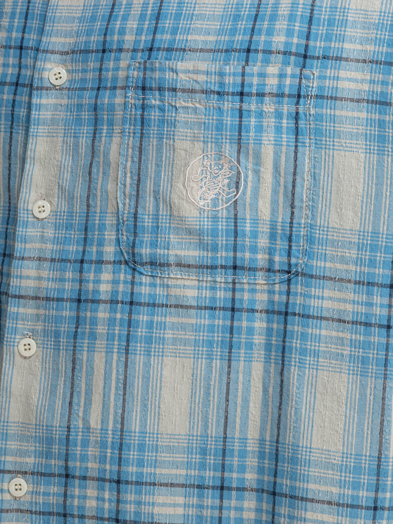 Casual shirts Check  Light blue - Thisisneverthat® Men | PDP | VIETTI Online Store | thumbnail_4
