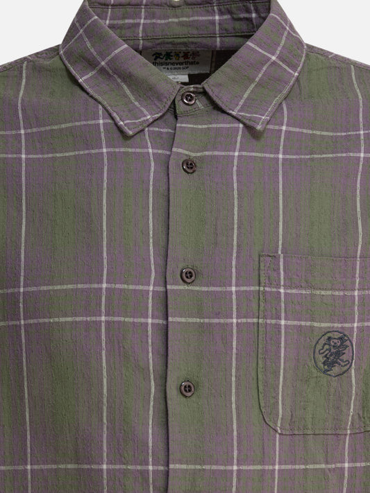 Thisisneverthat® Check shirt Green

