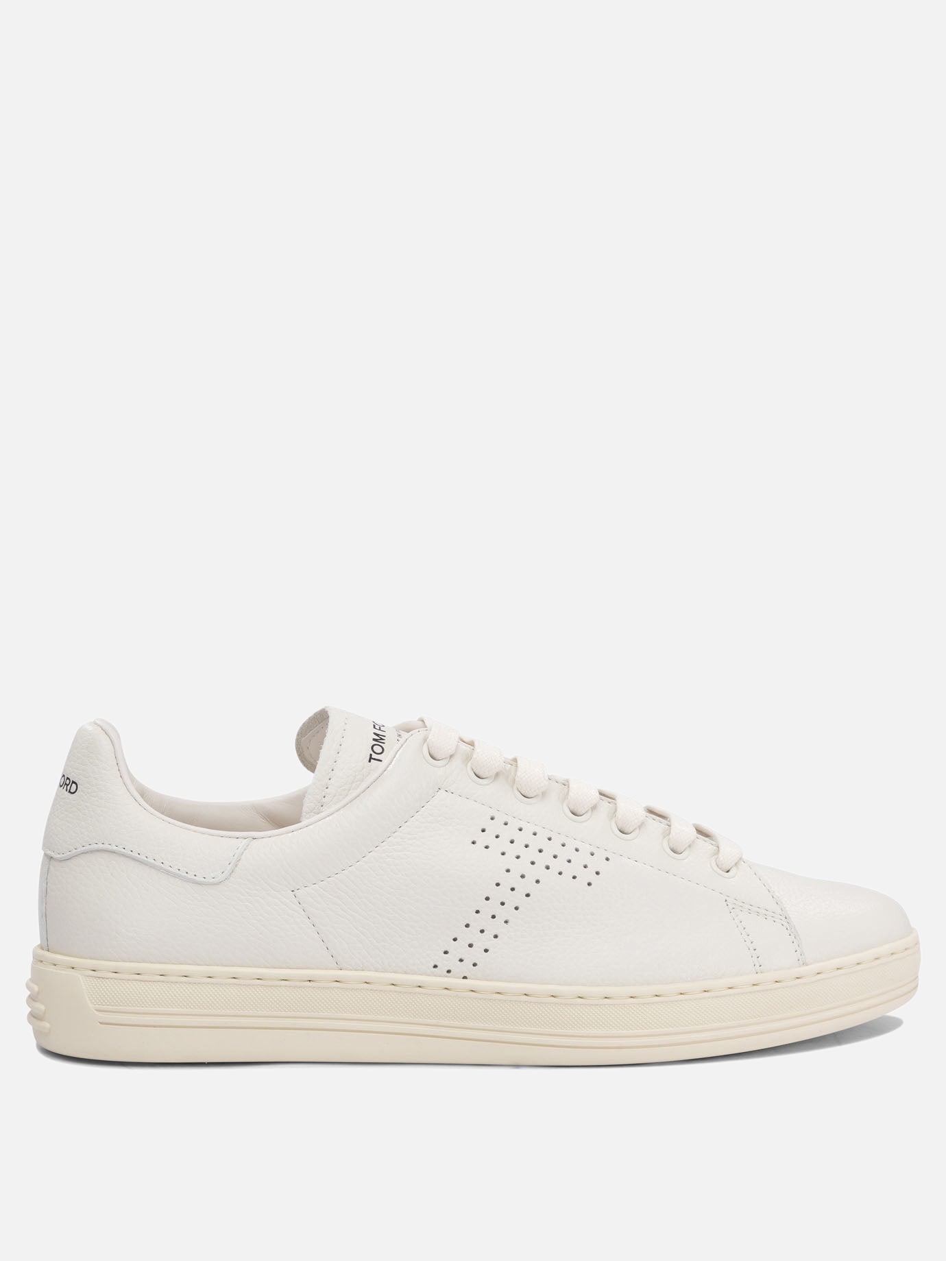 Sneaker basse 100% leather - 100% rubber  Bianco - Tom Ford Uomo | PDP | VIETTI Online Store | thumbnail