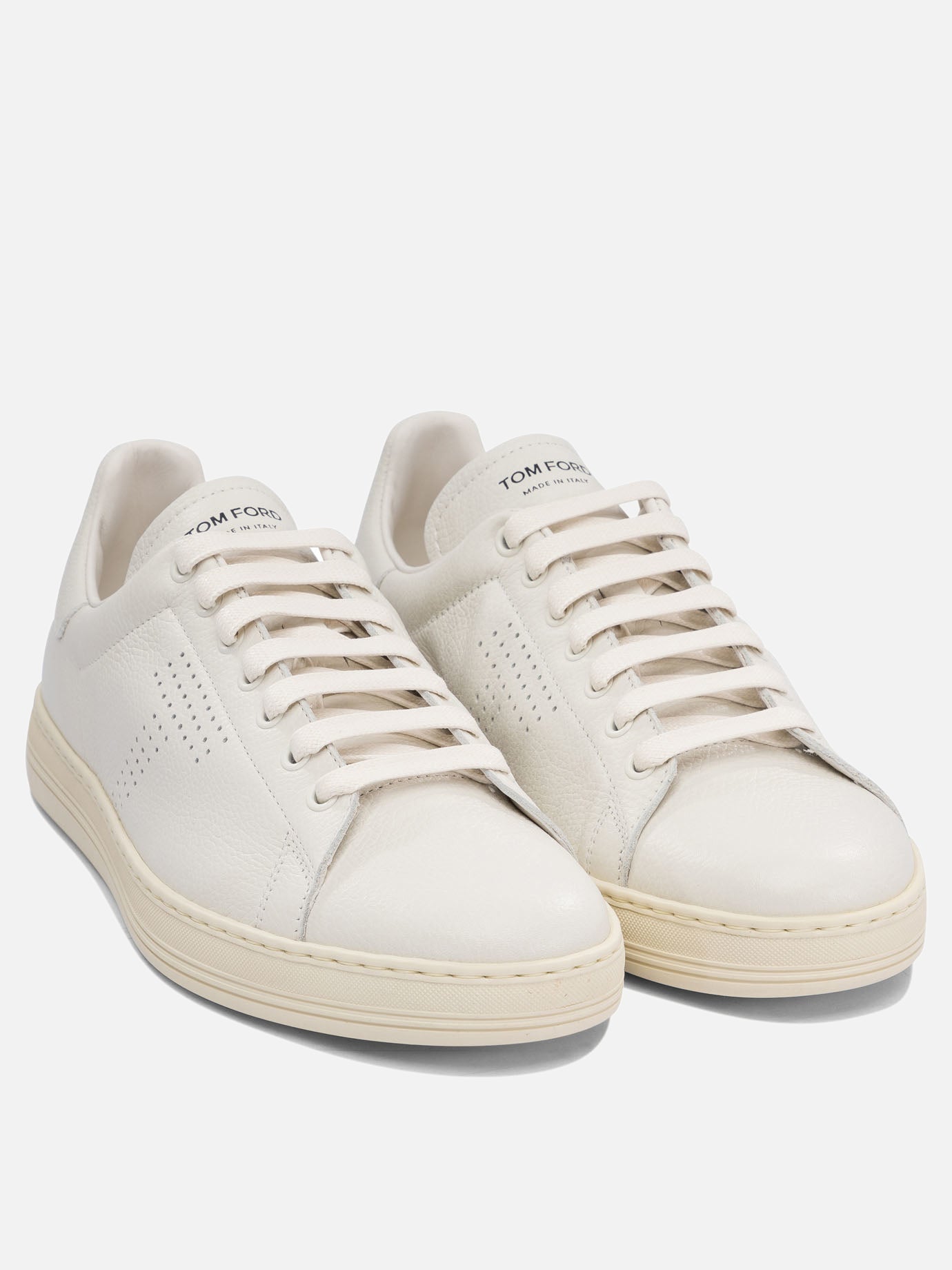 Sneaker basse 100% leather - 100% rubber  Bianco - Tom Ford Uomo | PDP | VIETTI Online Store | Zoom-Modal_2
