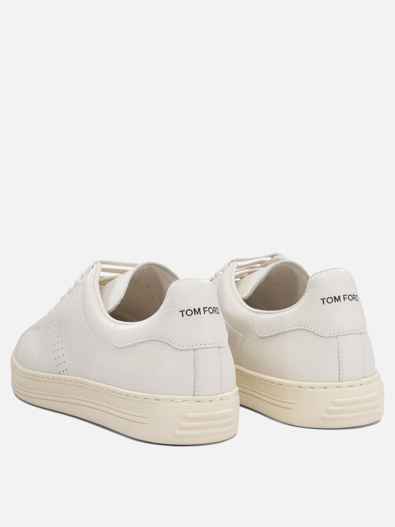Sneaker basse 100% leather - 100% rubber  Bianco - Tom Ford Uomo | PDP | VIETTI Online Store | thumbnail_4