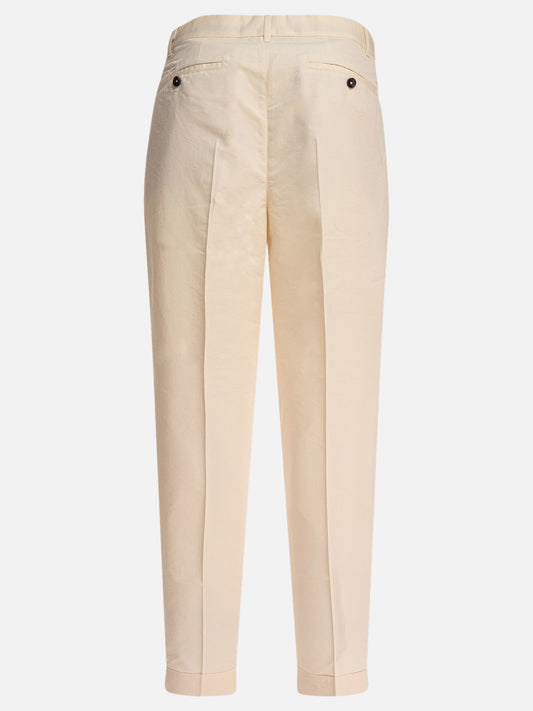 Tom Ford Pantaloni in popeline con doppie pinces 11074331_34 Beige 2