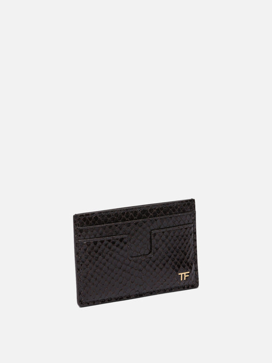 Tom Ford Portacarte "TF" 12604880_UNI Brown 2