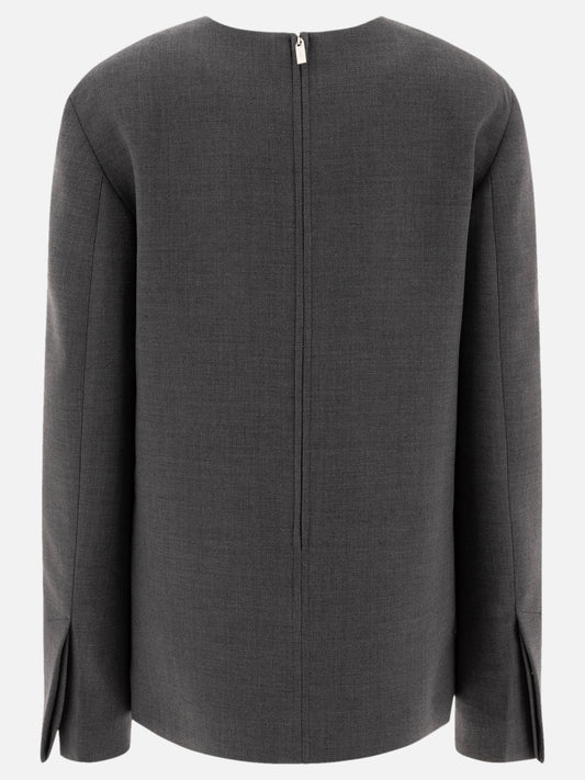 Toteme Jacket with back closure 17839466_38 Grey 2