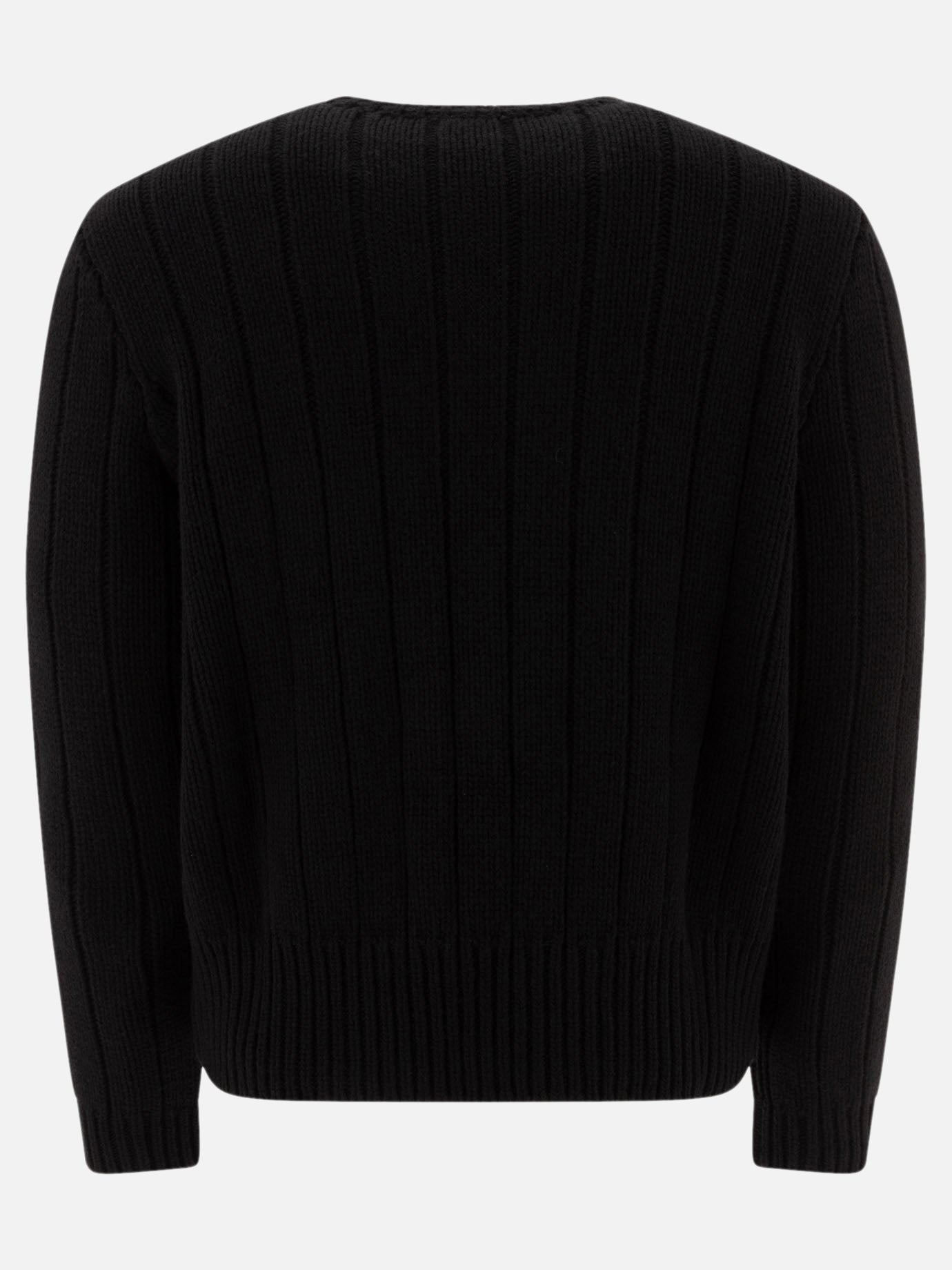 Maglioni girocollo Textured knit  Nero - Valentino Uomo | PDP | VIETTI Online Store | thumbnail_2
