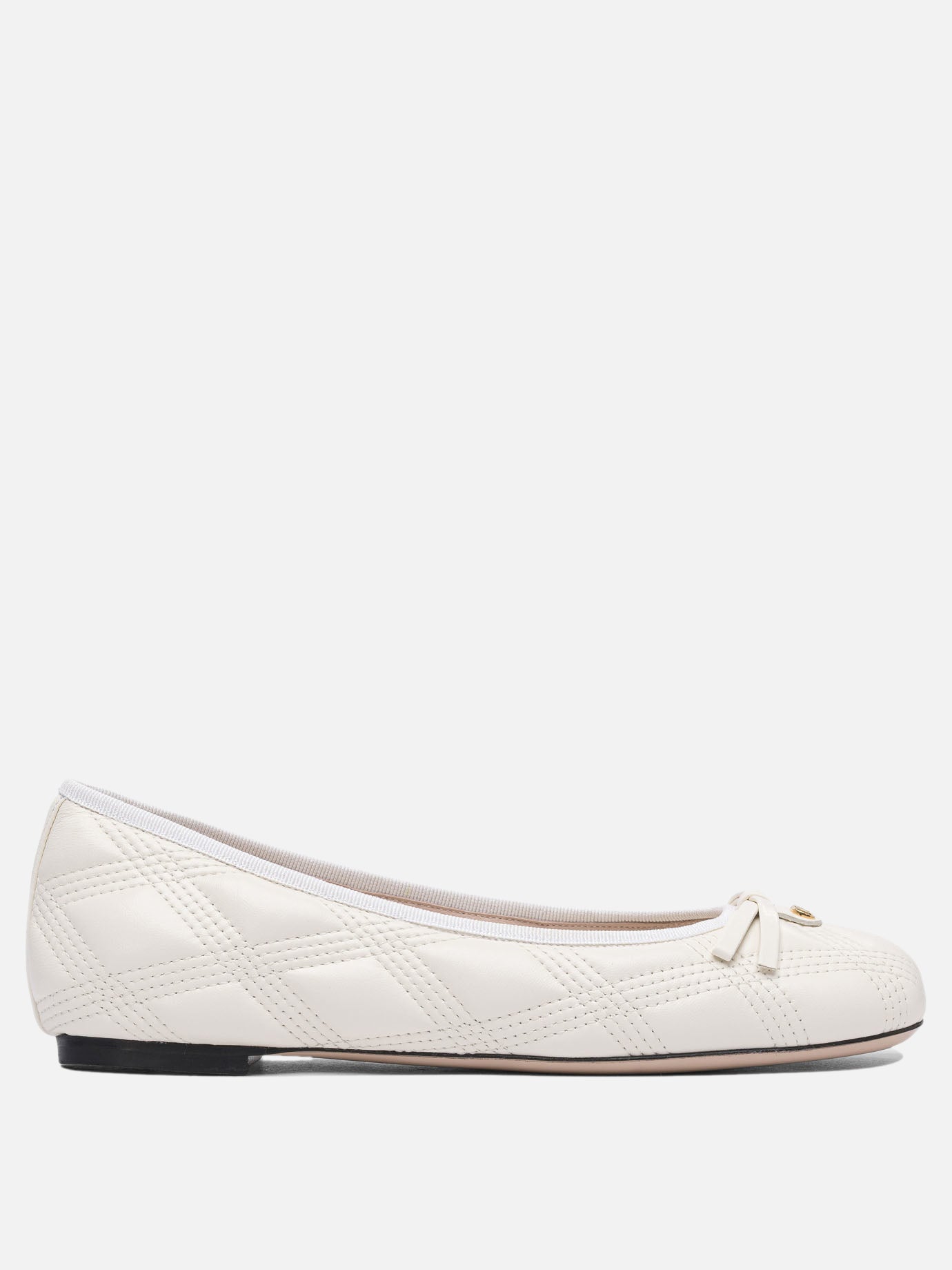 Classic ballet flats 100% leather - 100% leather  White - Valentino Garavani Women | PDP | VIETTI Online Store | thumbnail