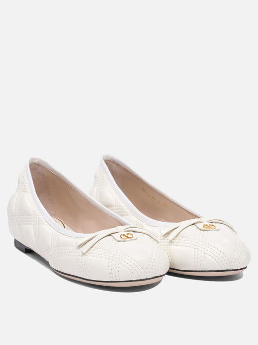 Valentino Garavani "Quiltie 67" ballet flats 19664884_36 White 2