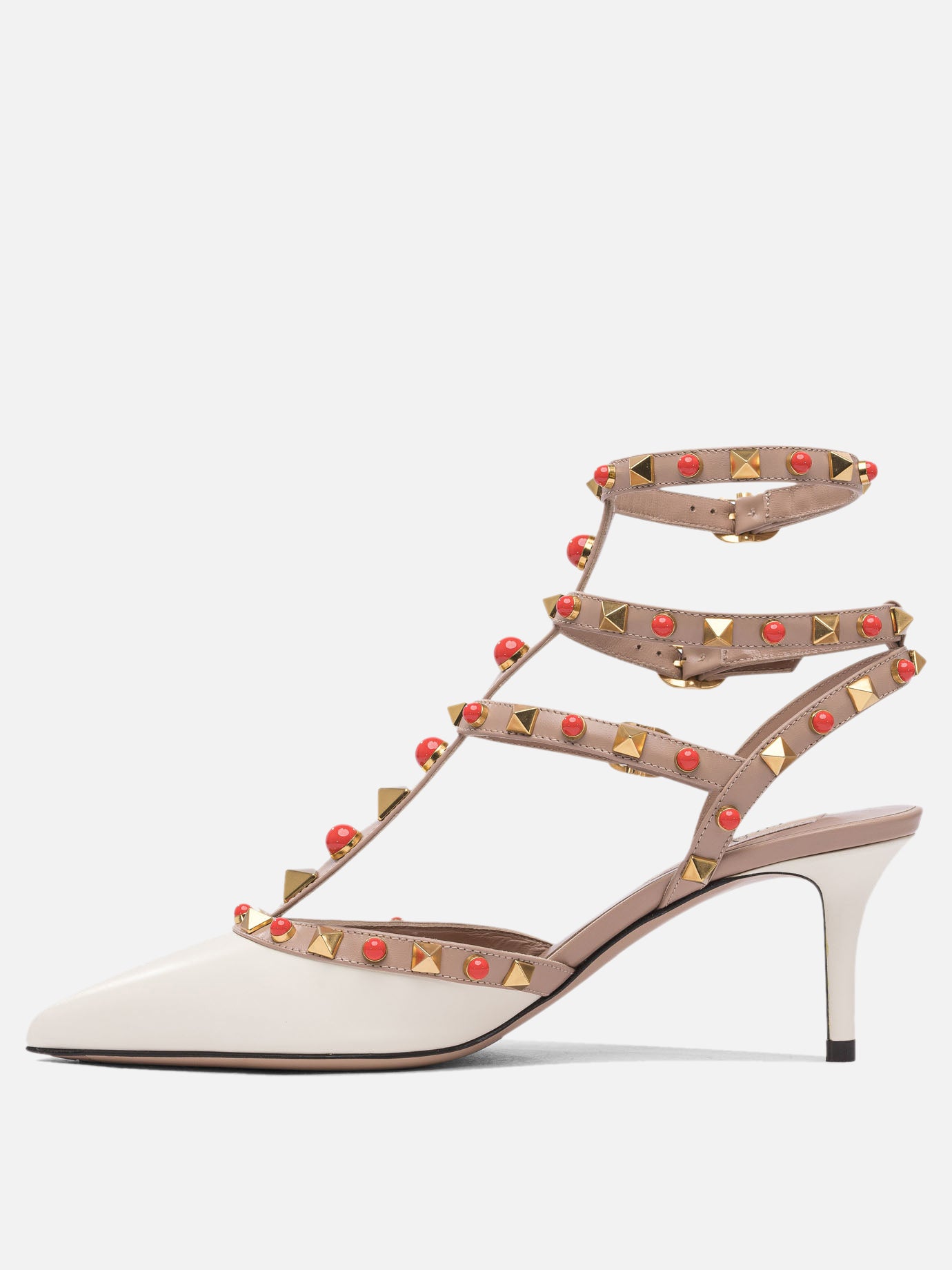 Décolleté 100% leather - 100% leather  Bianco - Valentino Garavani Donna | PDP | VIETTI Online Store | thumbnail_3