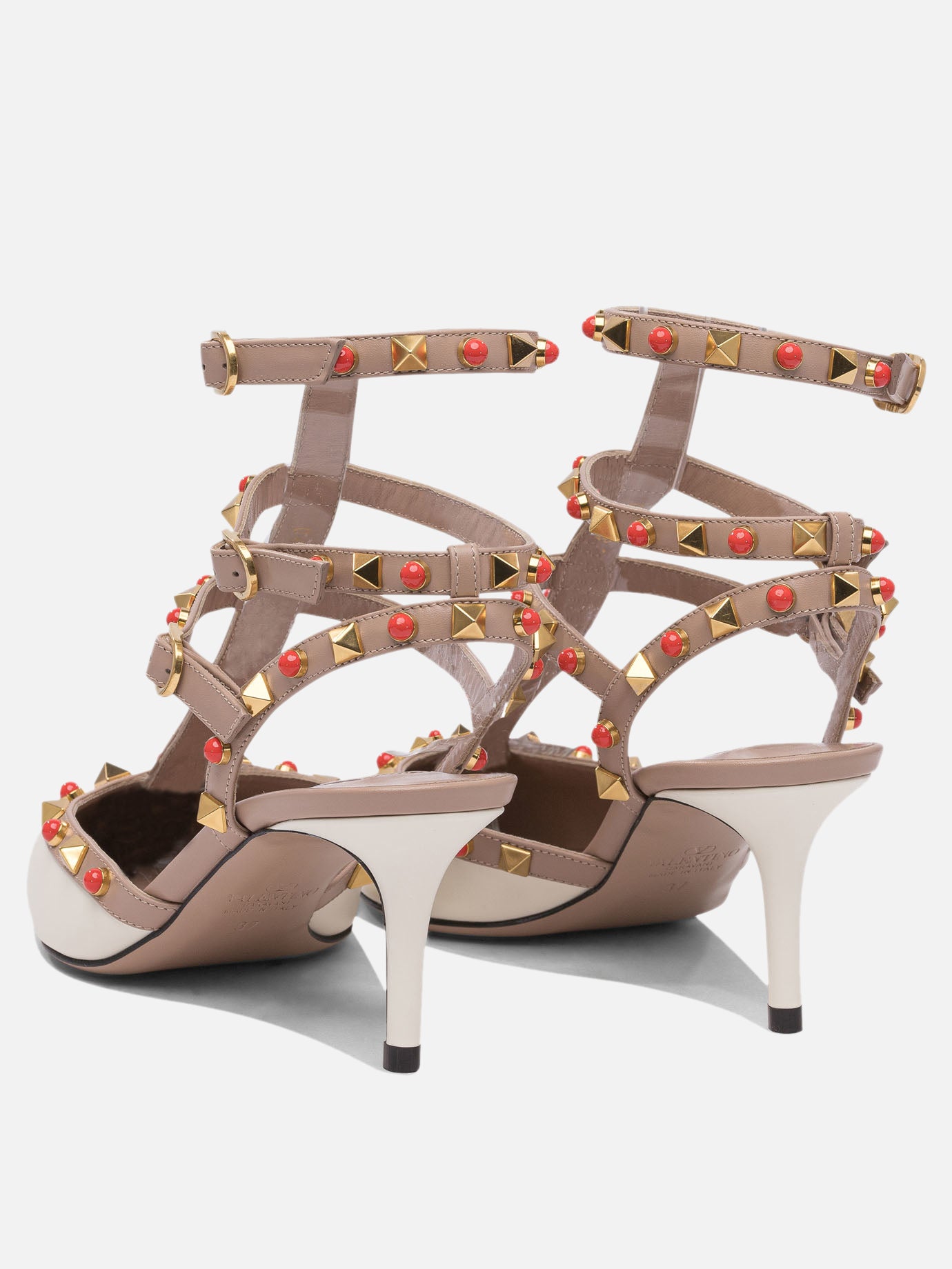 Décolleté 100% leather - 100% leather  Bianco - Valentino Garavani Donna | PDP | VIETTI Online Store | thumbnail_4