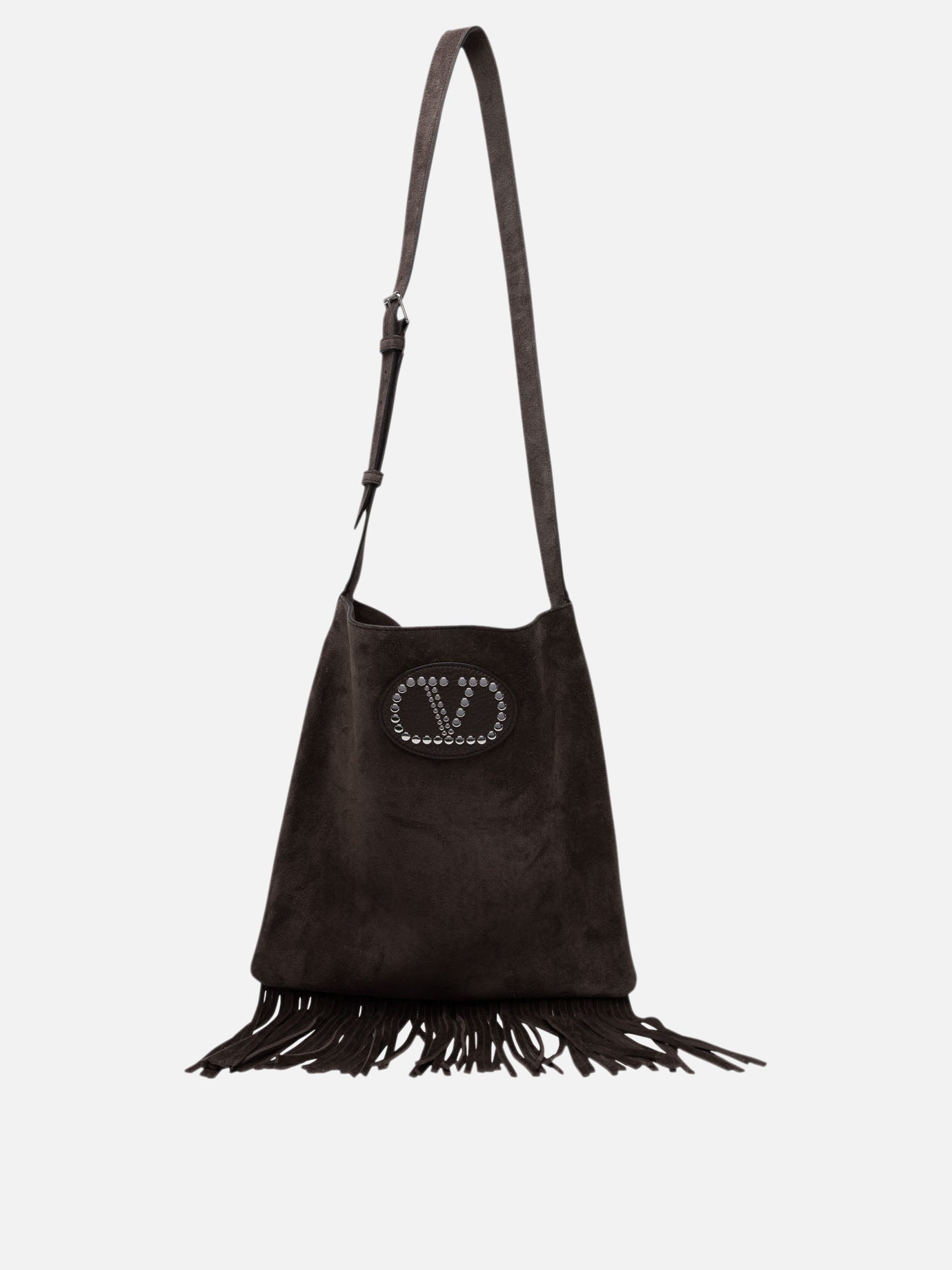 Borse medie Logo  Marrone - Valentino Garavani Donna | PDP | VIETTI Online Store | Zoom-Modal
