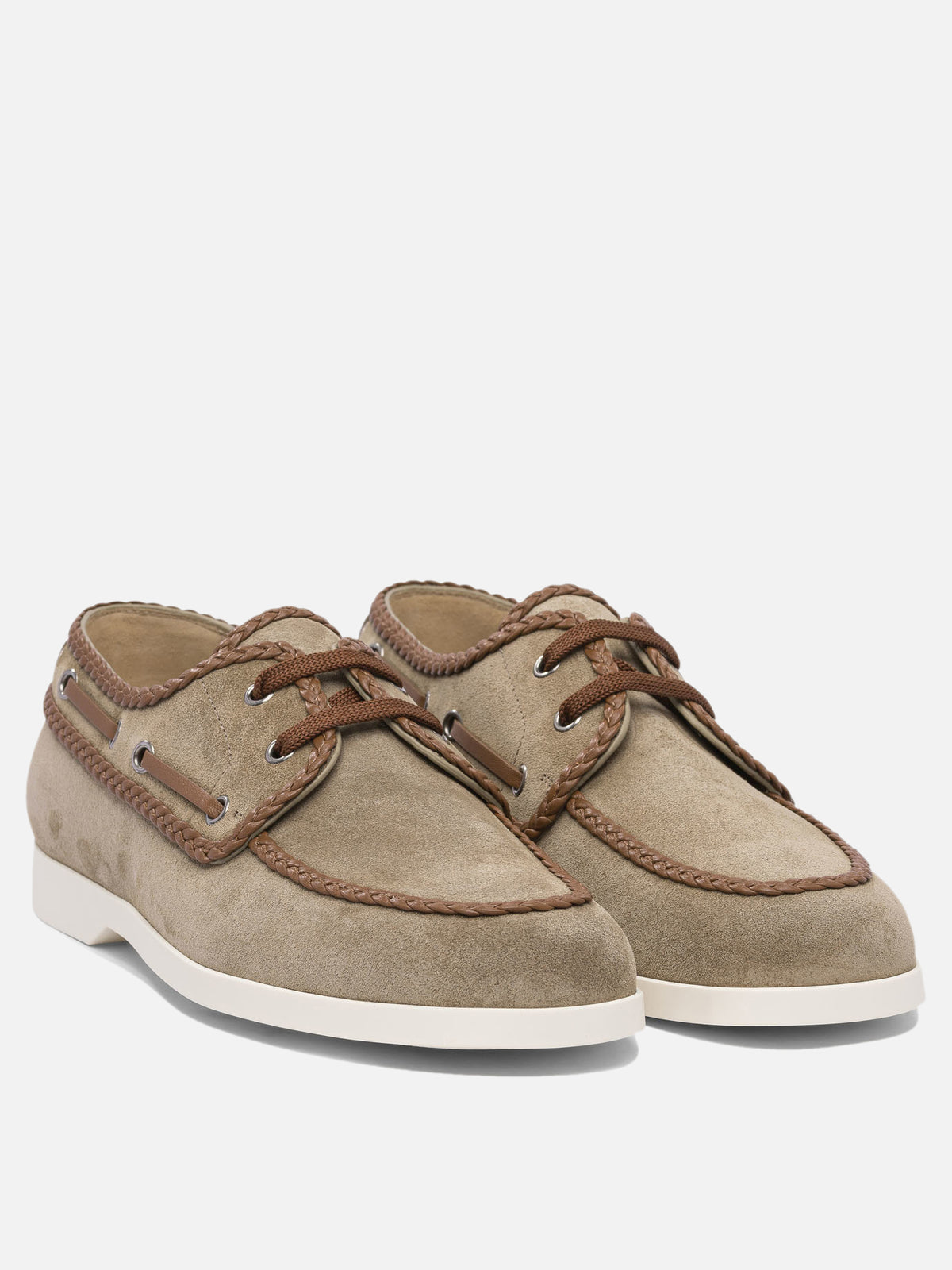 Valentino Garavani "Palm Avenue" boat shoes Brown - VIETTI