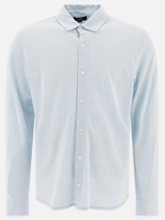 Camicie casual Solid colour  Azzurro - Vince Uomo | VIETTI Online Store 
