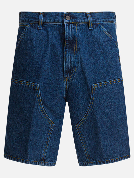 Carhartt WIP Short "Double Knee" Blue

