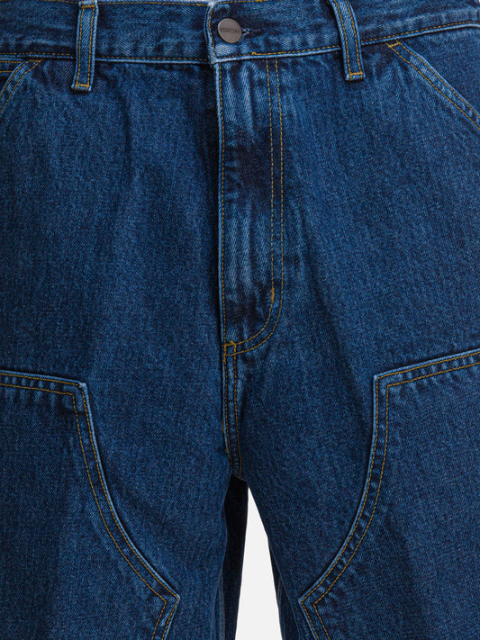 Carhartt WIP Short "Double Knee" Blue

