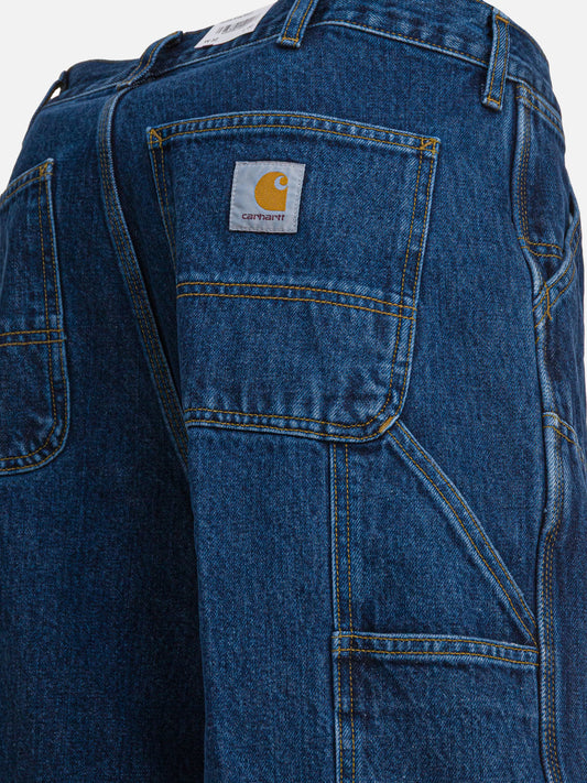 Carhartt WIP Short "Double Knee" Blue

