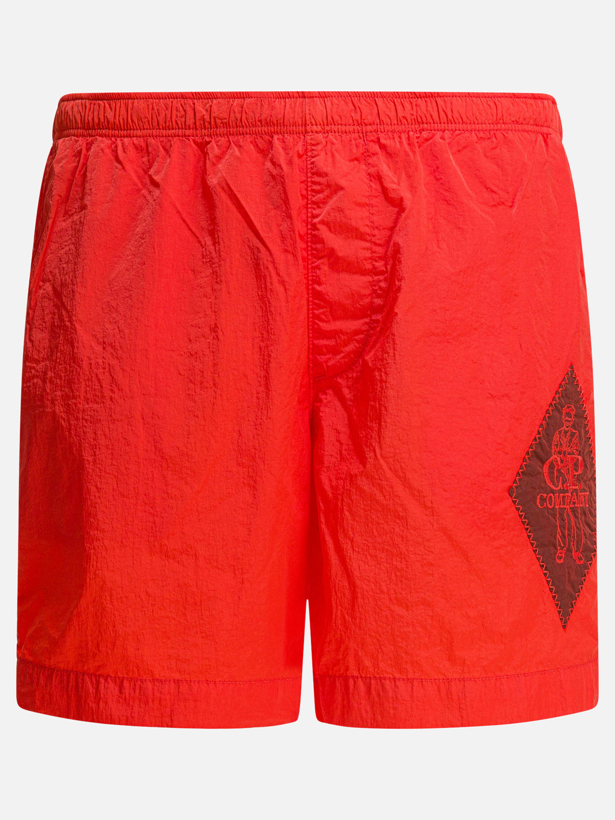 C.P. Company "Eco-Chrome R" swim shorts Red