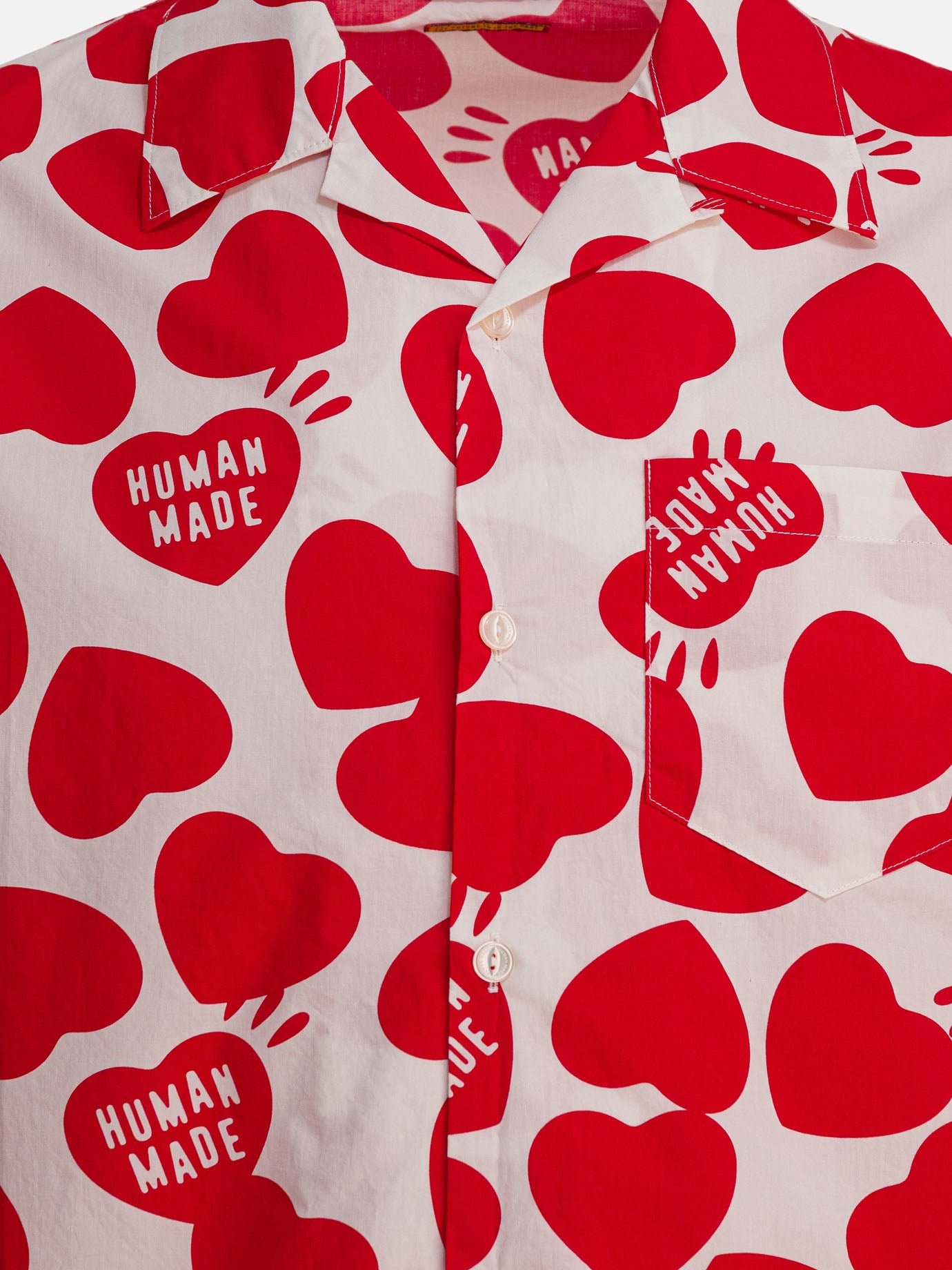Camicie casual Print  Bianco - Human Made Uomo | PDP | VIETTI Online Store | Zoom-Modal_3
