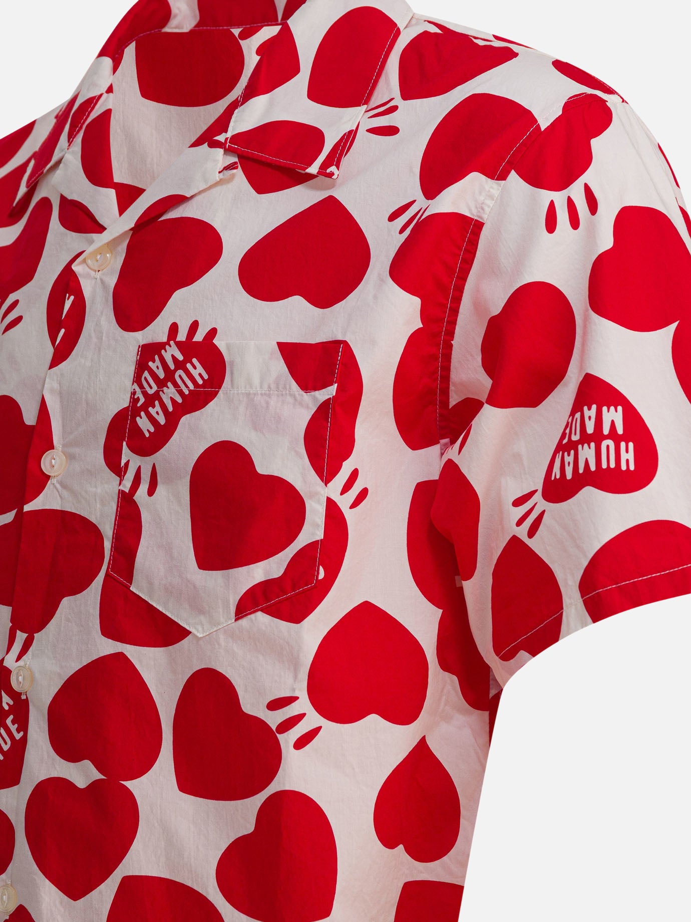 Camicie casual Print  Bianco - Human Made Uomo | PDP | VIETTI Online Store | thumbnail_4
