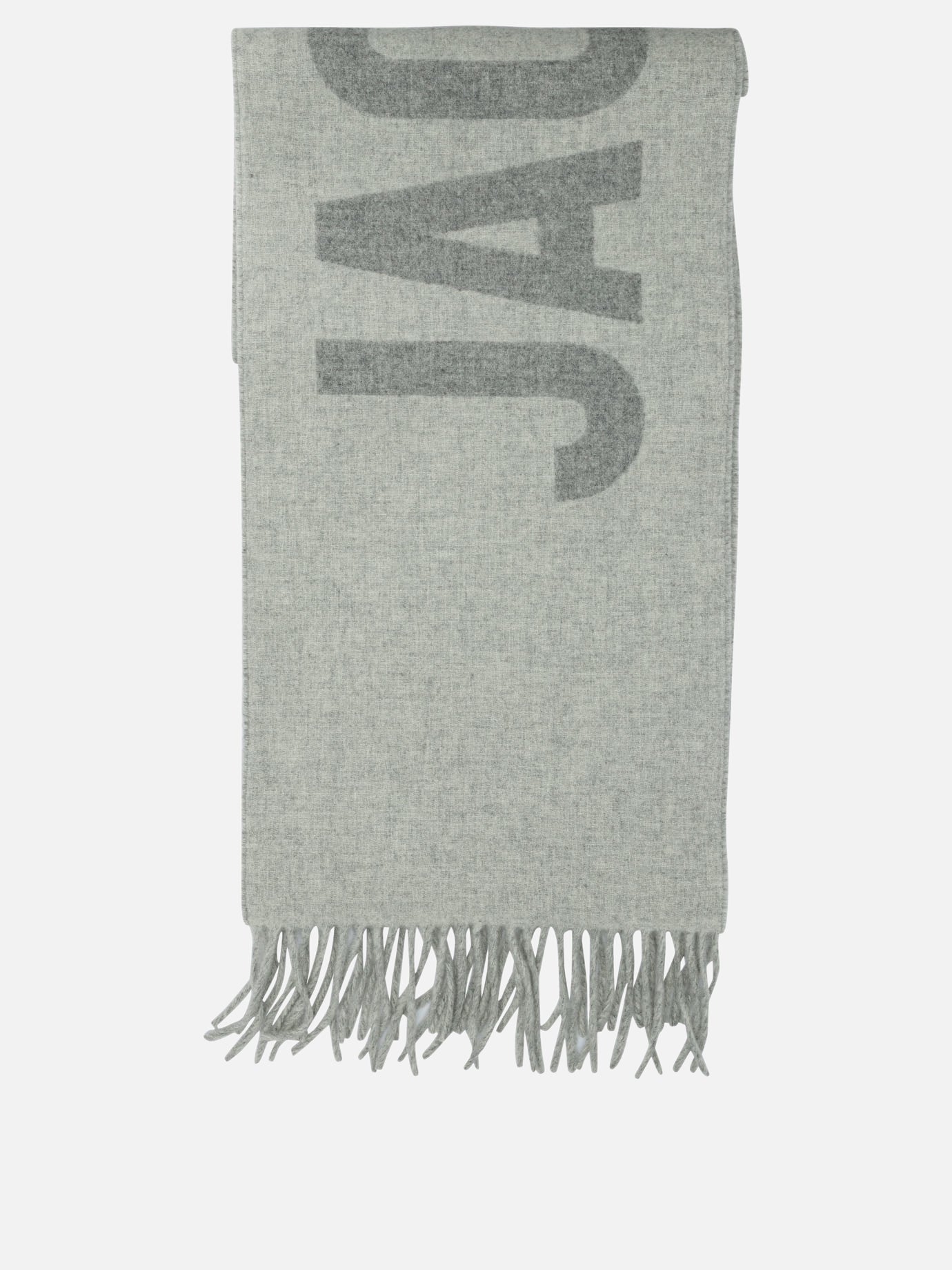 Fringed scarves 100% wool  Grey - Jacquemus Men | PDP | VIETTI Online Store | thumbnail