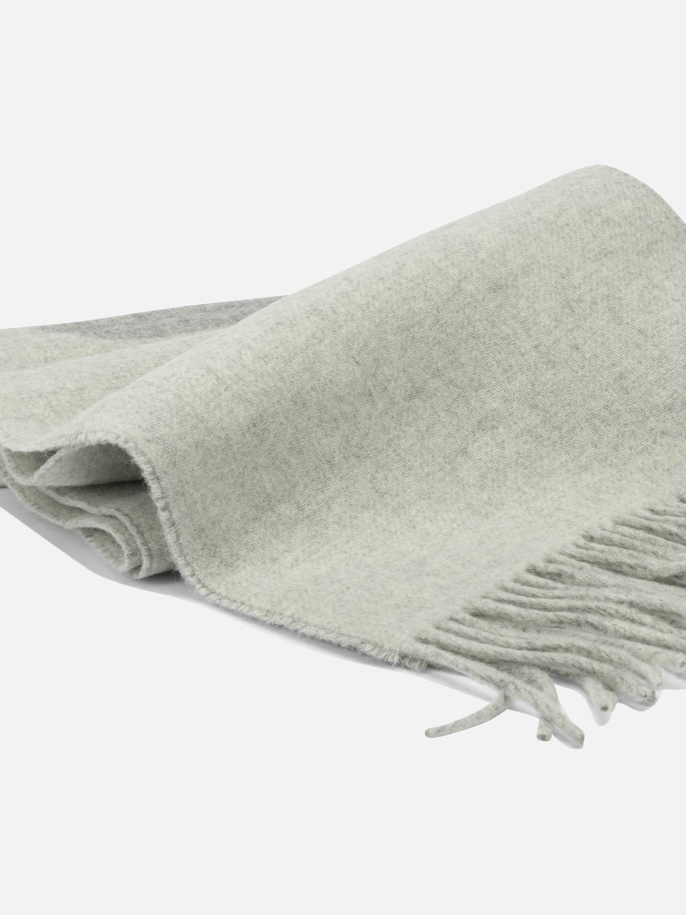 Fringed scarves 100% wool  Grey - Jacquemus Men | PDP | VIETTI Online Store | thumbnail_2