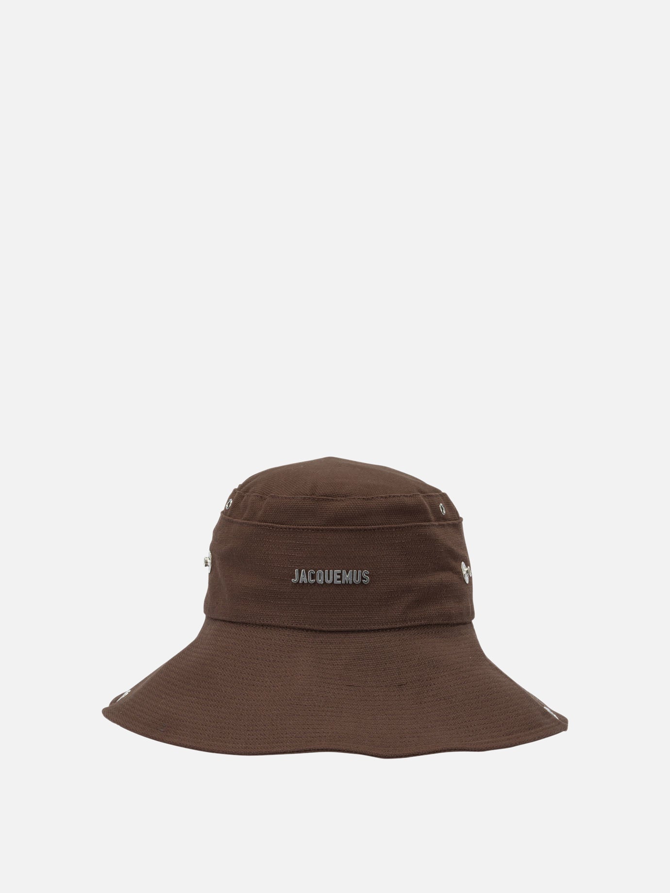 Bucket hats Logo  Brown - Jacquemus Men | PDP | VIETTI Online Store | thumbnail